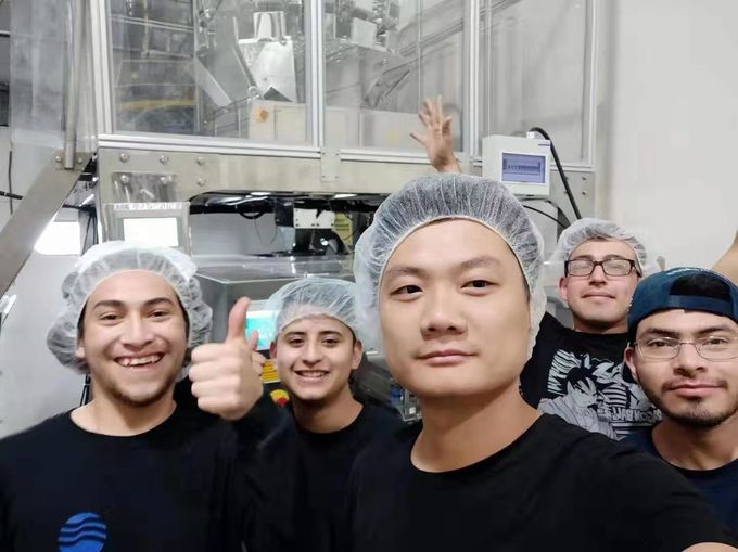 Машина упаковки замороженных продуктов высокой рамки effieciency 304ss автоматическая на вареник и креветка 3